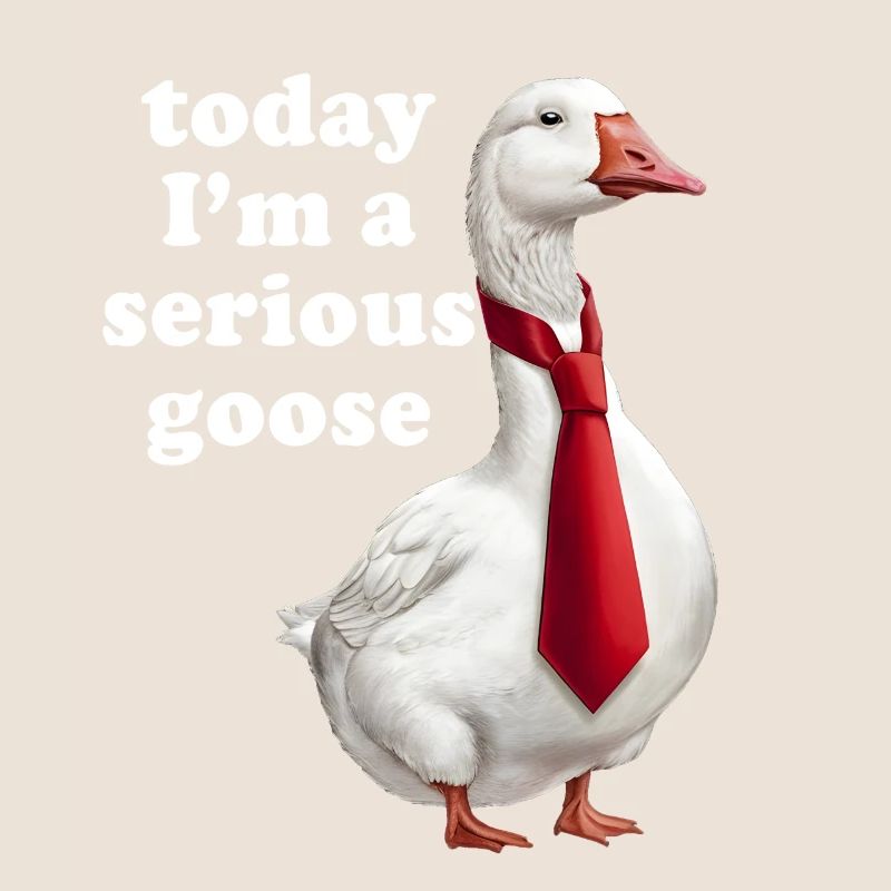 Heute bin ich eine echte Gans