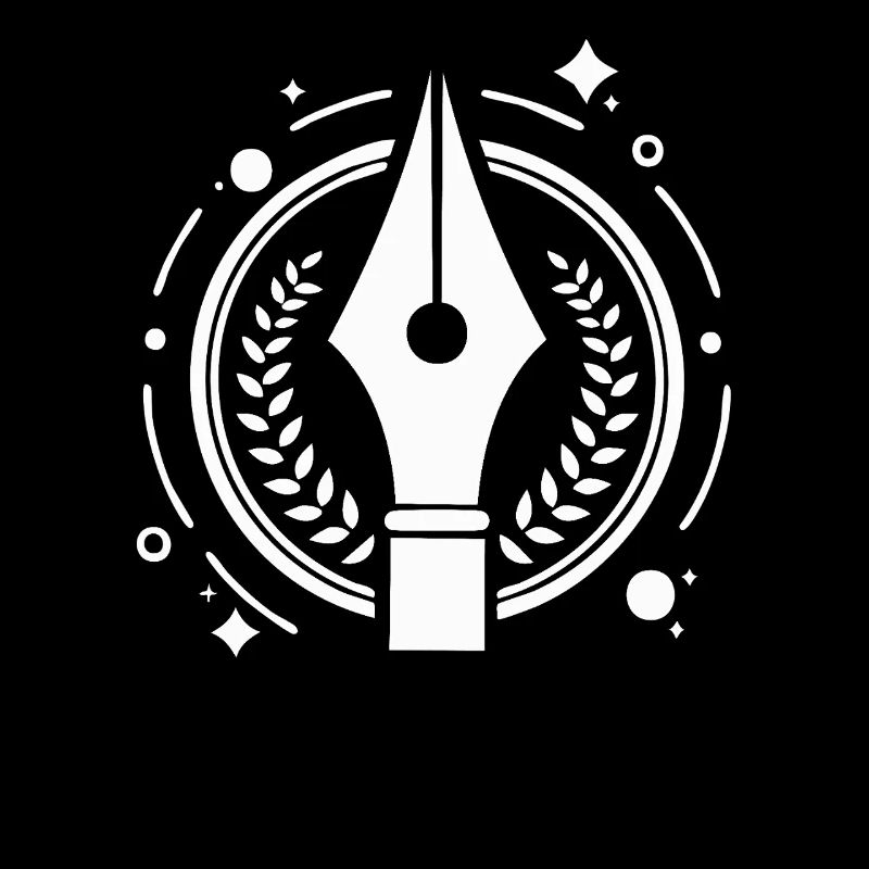 Calligraphy Art Feather Icon