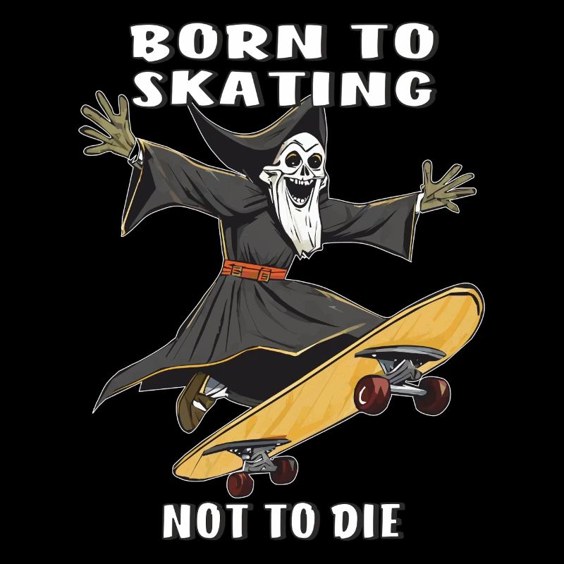 SENSENMANN SKATEBOARD BORN TO SKATING NOT TO D