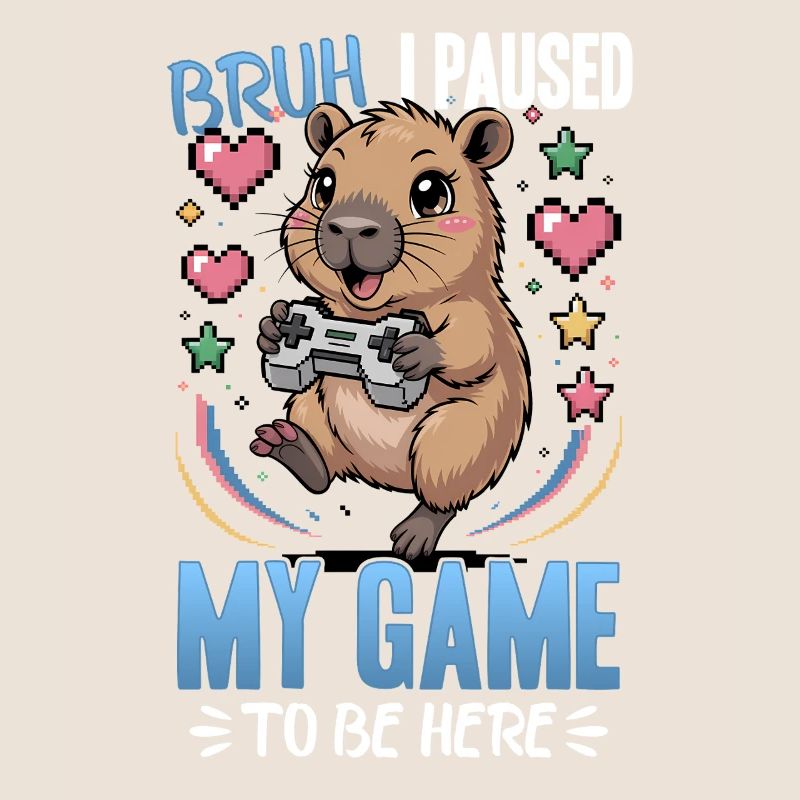 Capybara Gamer Gaming