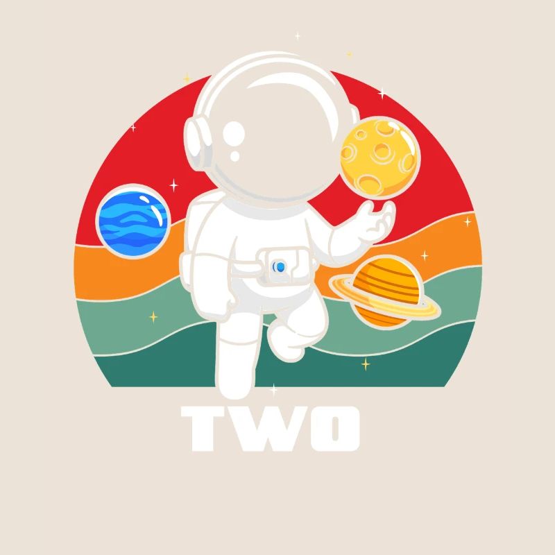 Astronauten-Abenteuer Im Weltraum Für Zwei