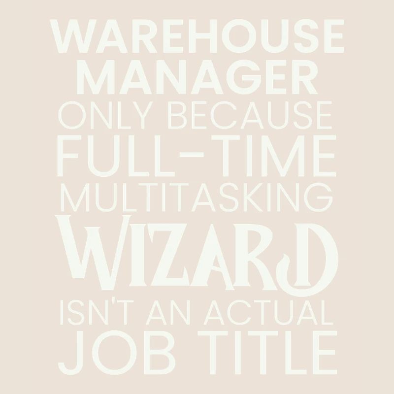 Warehouse Manager multitasking Wizard