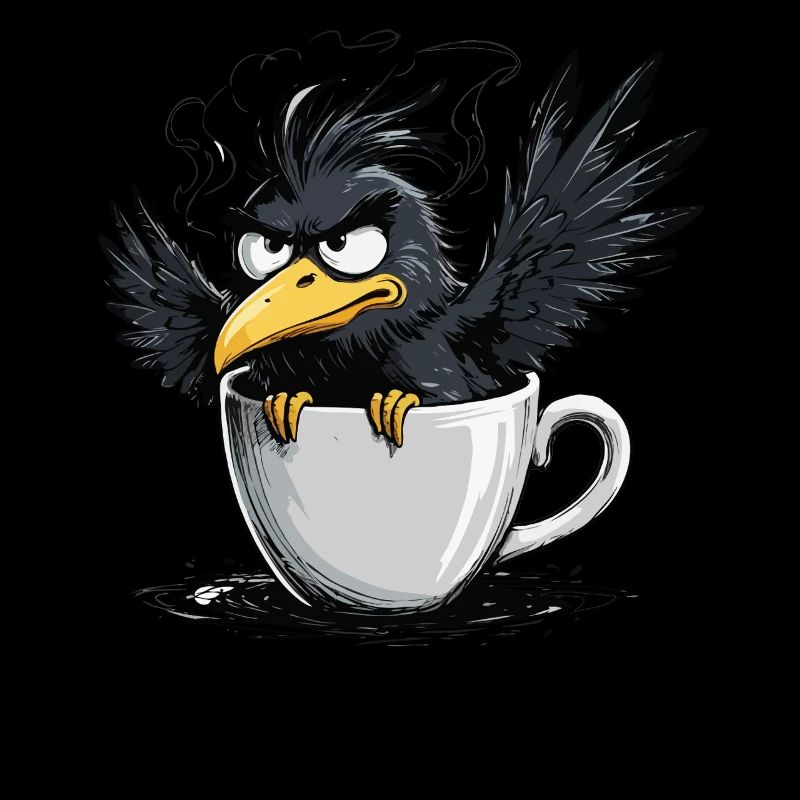 Bird don't want coffee before you ask no