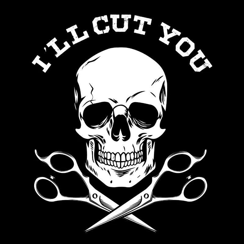 Je te couperai Barbier Crâne Coiffeur Coupe-cheveux