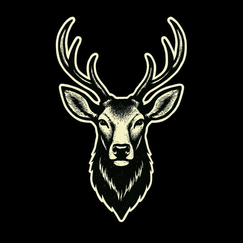Cerf Cerf Bois de cerf