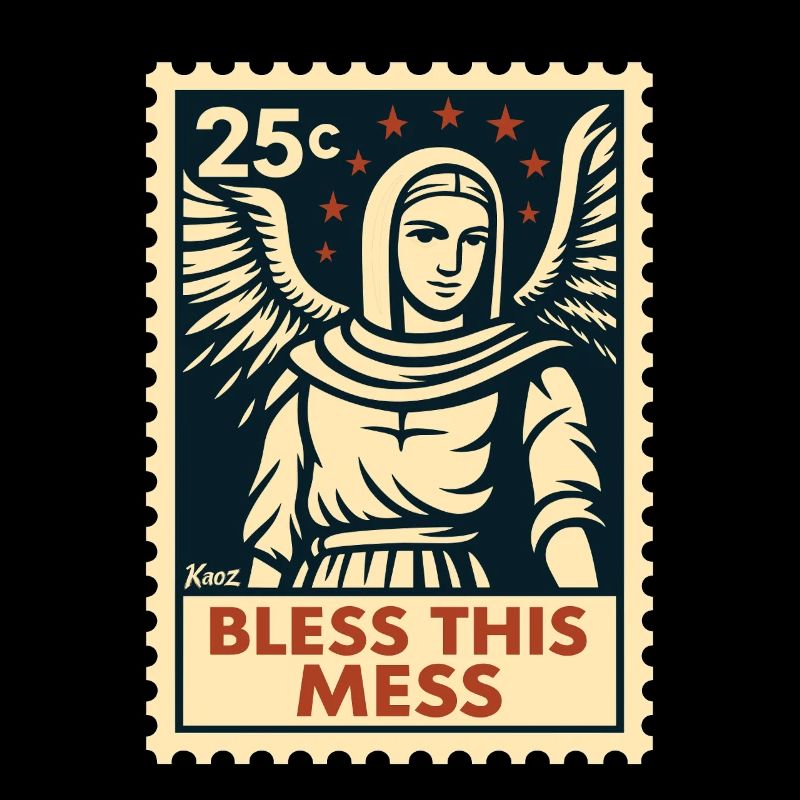 Bénis ce chaos – Timbre-poste Angel