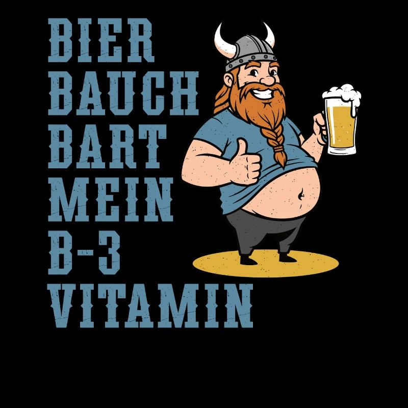 Bier Bauch Bart