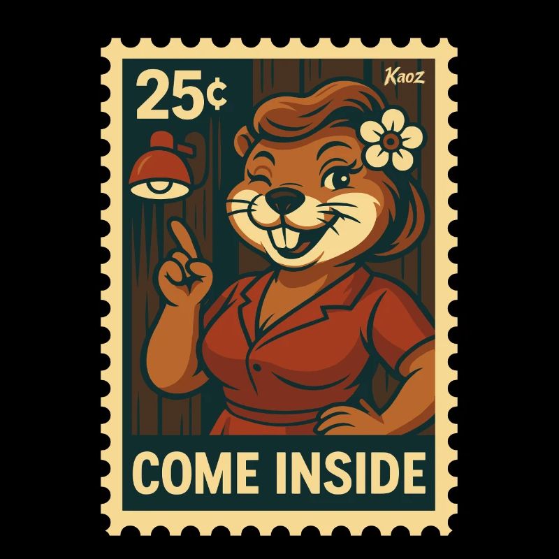 Beaver lady asks you to come in