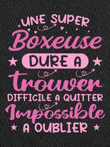 Une Super Boxeuse - Cadeau boxeuse