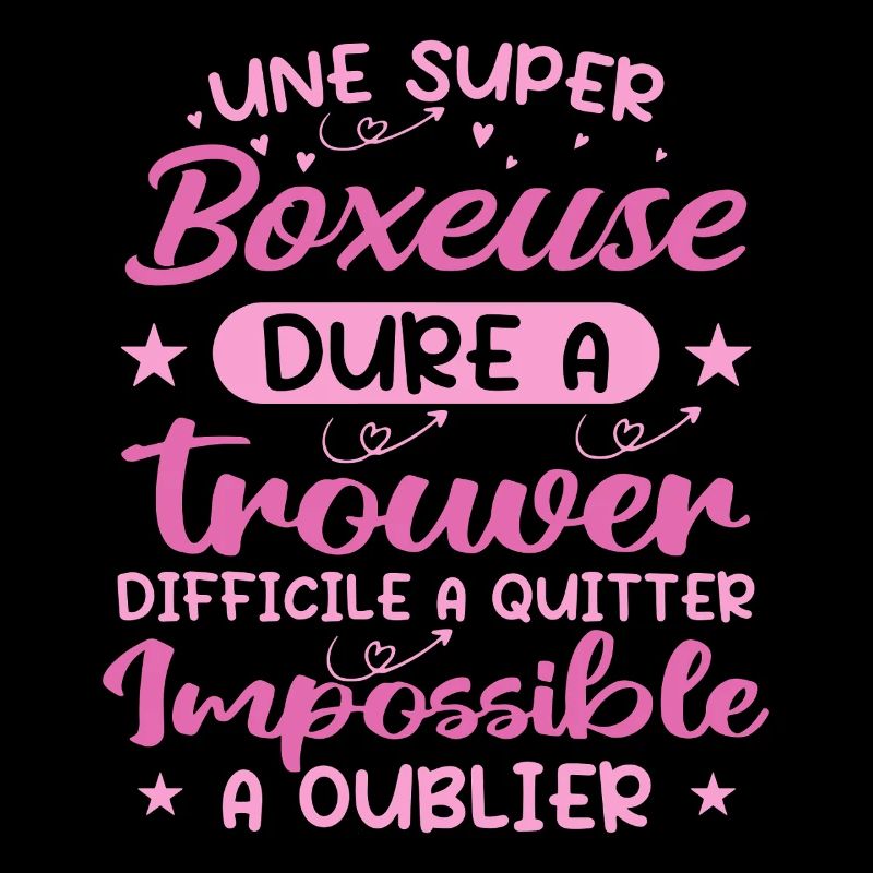 Une Super Boxeuse - Cadeau boxeuse