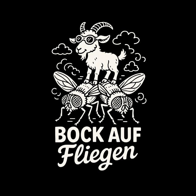 flugbegleiter Lustiger Bock auf Fliegen Spruch