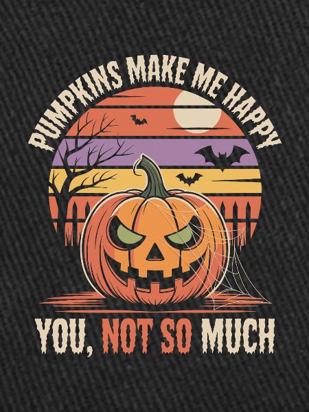 Design drôle d’Halloween avec citrouille
