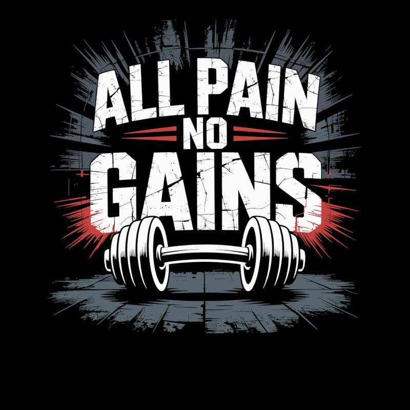 Pas de douleur, pas de gains, pas de formation, pas de succès