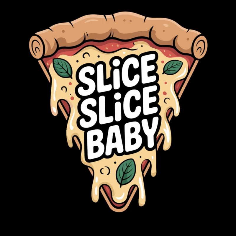 Slice Slice Chemise à pizza pour bébé
