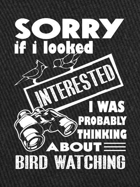 Thinking About Bird Watching