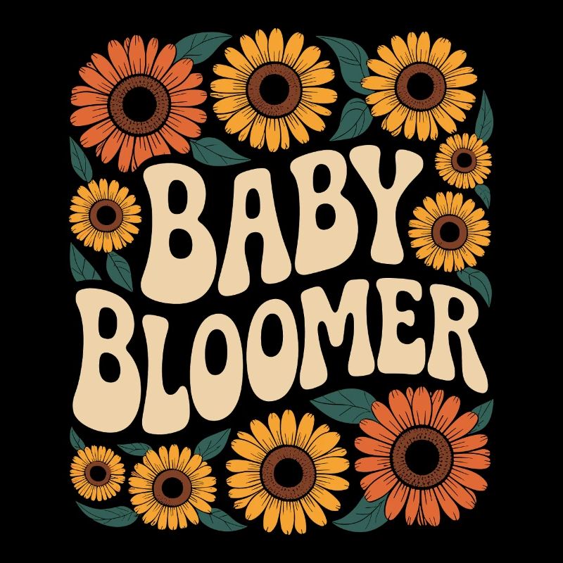 Garten Baby Bloomer Gärtner Spruch Sonnenblumen