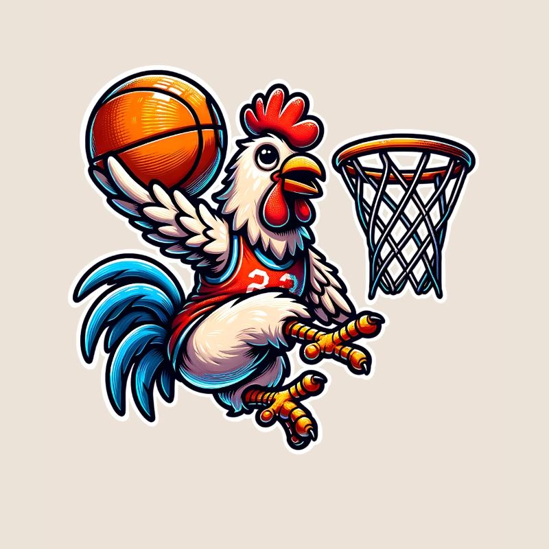 Poulet de basket-ball