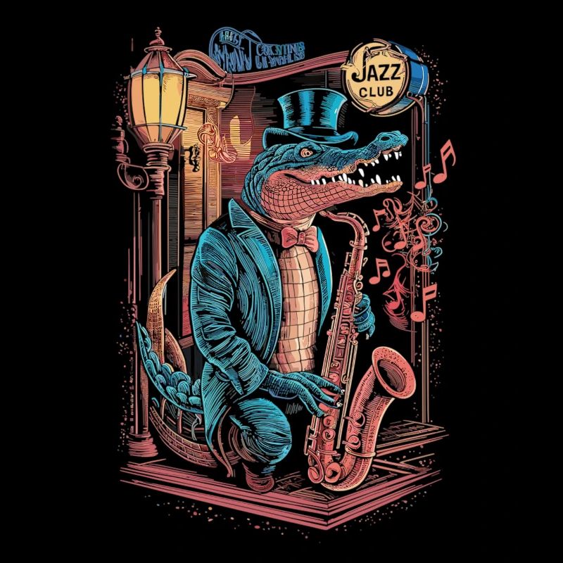 Crocodile jazz dans le club