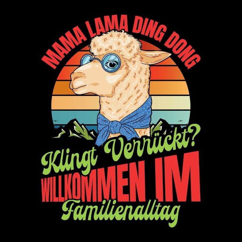 Werdende Mutter MAMA LAMA DING DONG Lustiges