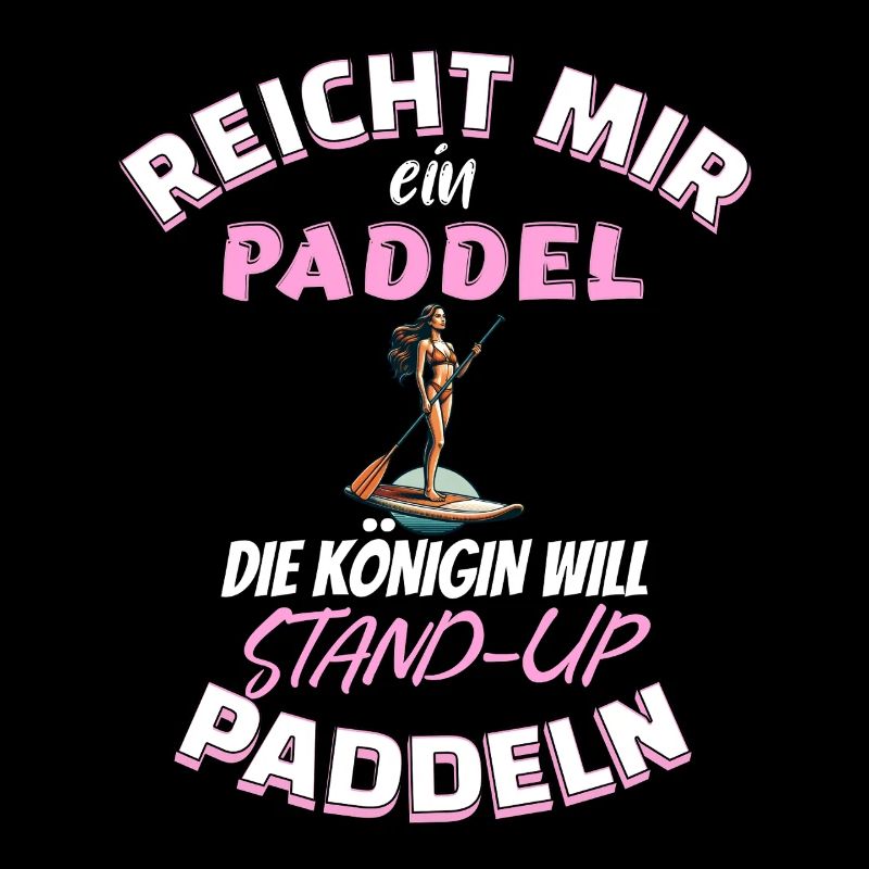 Die Königin will Stand-Up-Paddeln