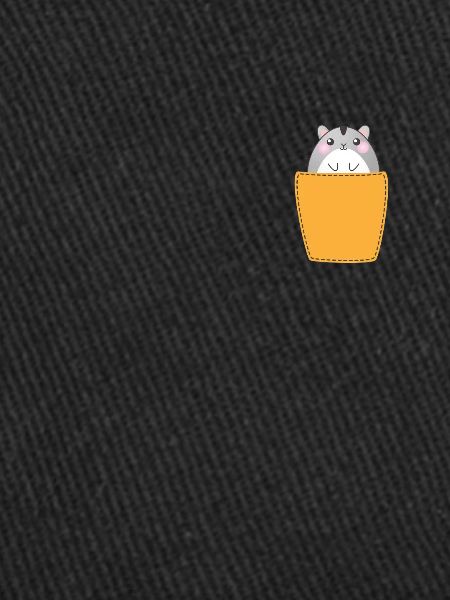 Hamster in breast pocket