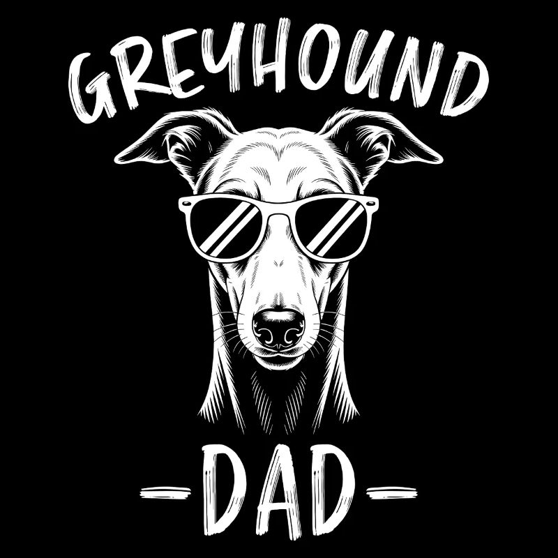 Greyhound Spruch Windhund Papa Greyhound Geschenk