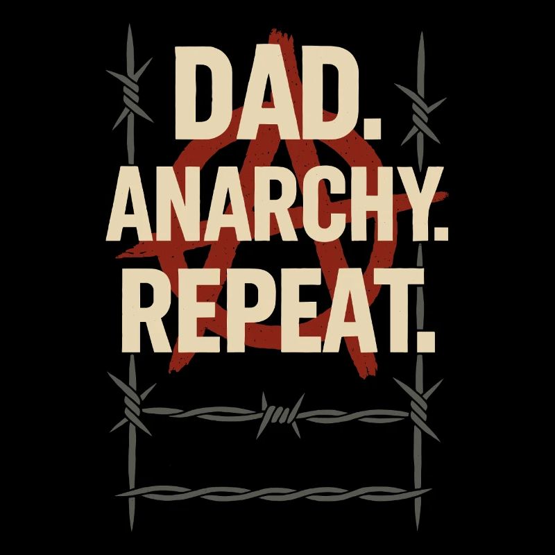 Punk Dad Alternative Vaterschaft Rebellischer