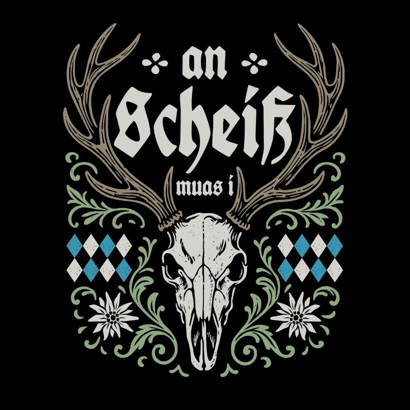 Hirschgeweih - An Scheiß muas i - Bier & Gaudi