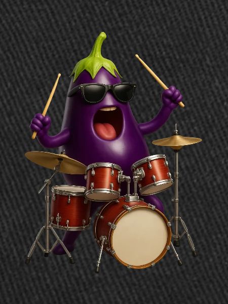 Fûts d’aubergines