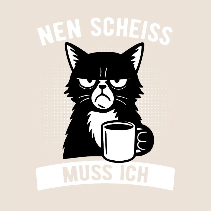 Freche Katze - Nen Scheiß muss ich - Kaffee