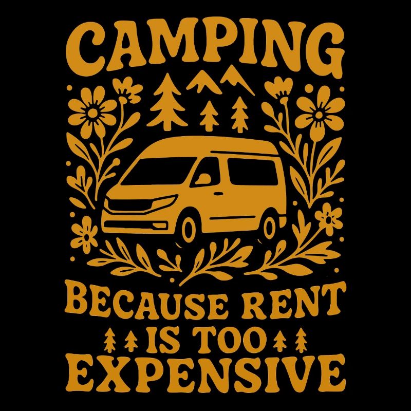 Camping Parce que le loyer est trop cher Van Design