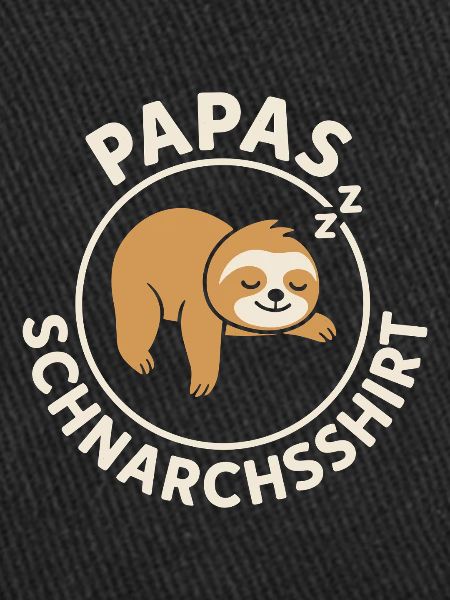 Vaterschaft PAPAS SCHNARCHSSHIRT LUSTIG