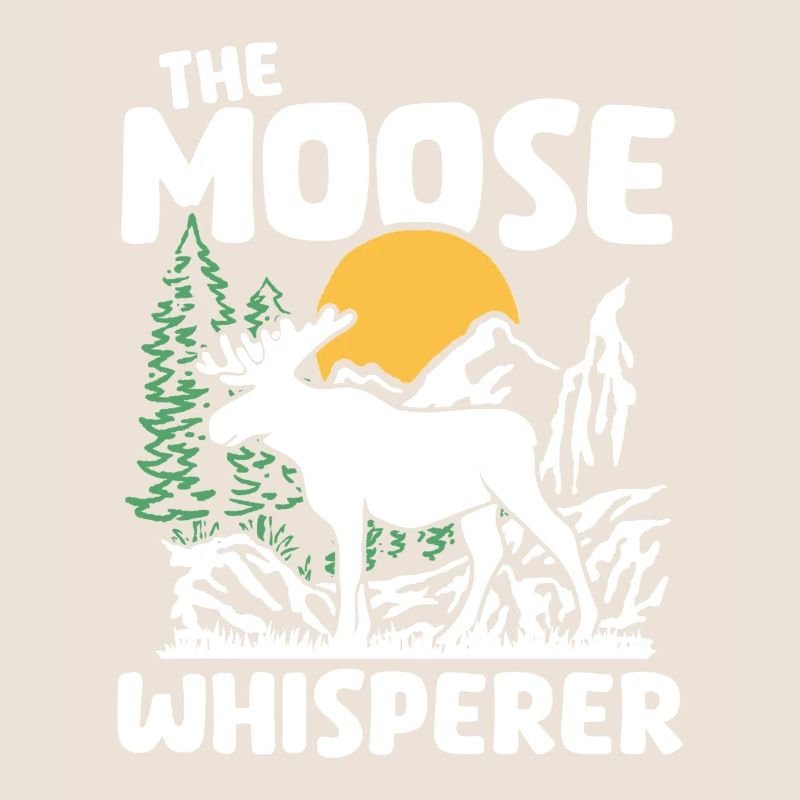 Conception de silhouette de la nature de l’orignal