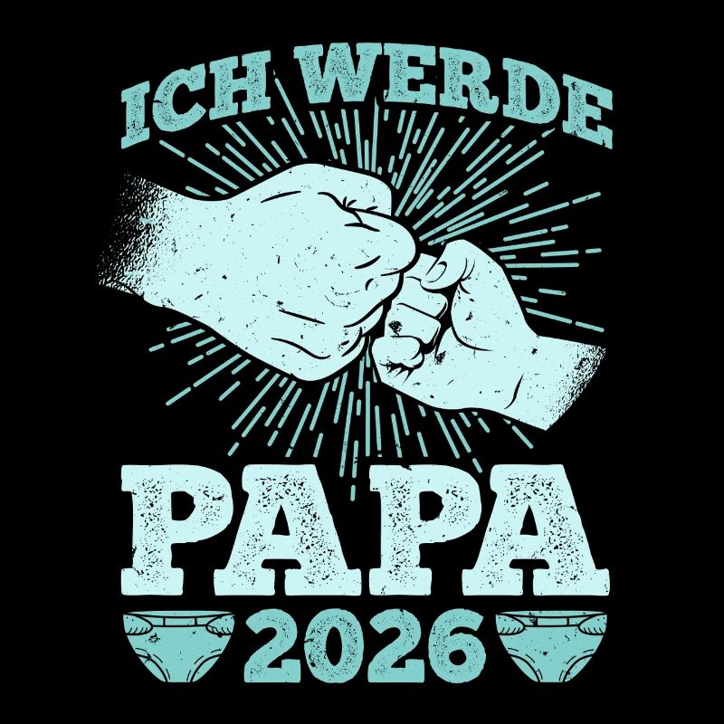 Werdender Vater ICH WERDE PAPA 2026 Lustig