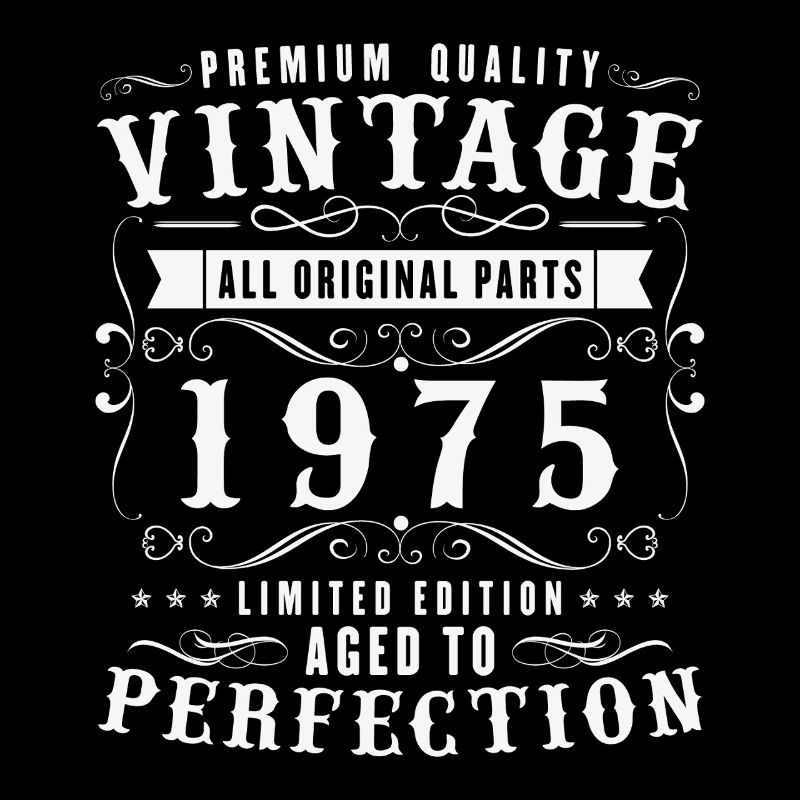 Vintage 1975 Impression Rétro