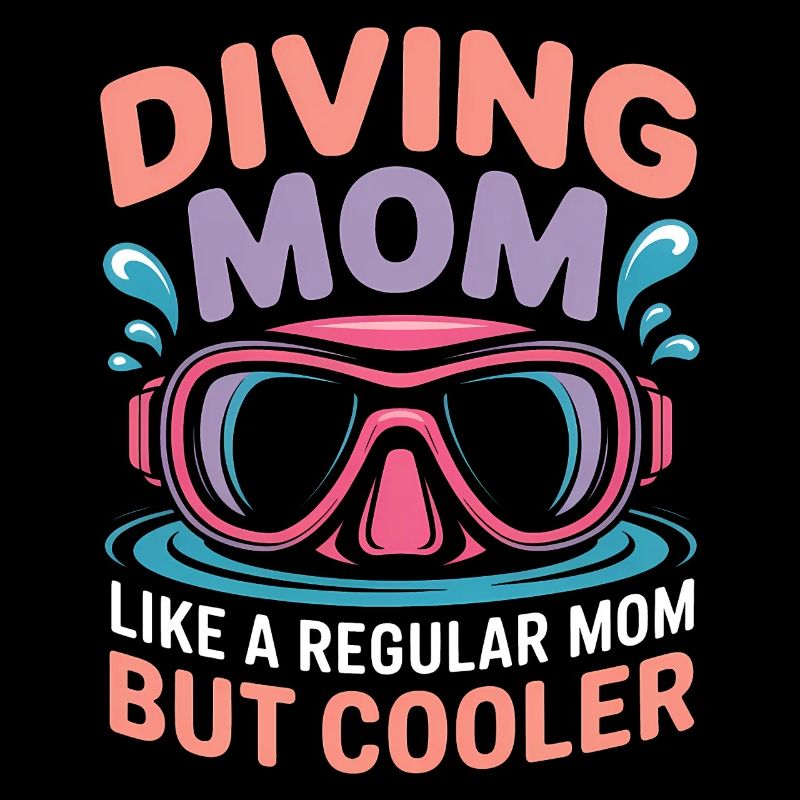 Plongée Dire Maman Drôle Plongée Cadeau