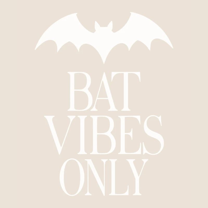 Bat Vibes Only – Goth Statement