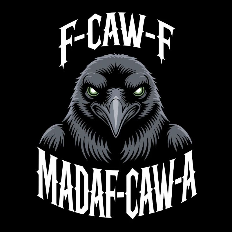 Crow Mask Mind Game Motif