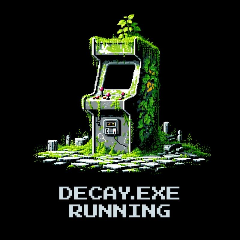 Verfall.exe läuft | Retro Arcade Dystopie 
