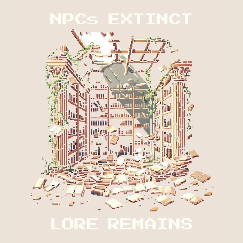 NPCs gone, lore stays | Post-apocalyptic