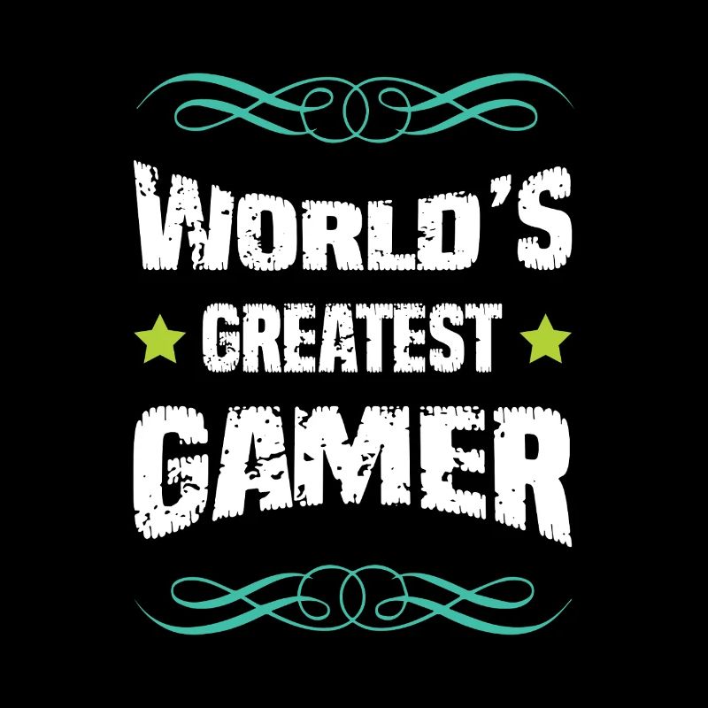 Weltbester Gamer – Distressed Design