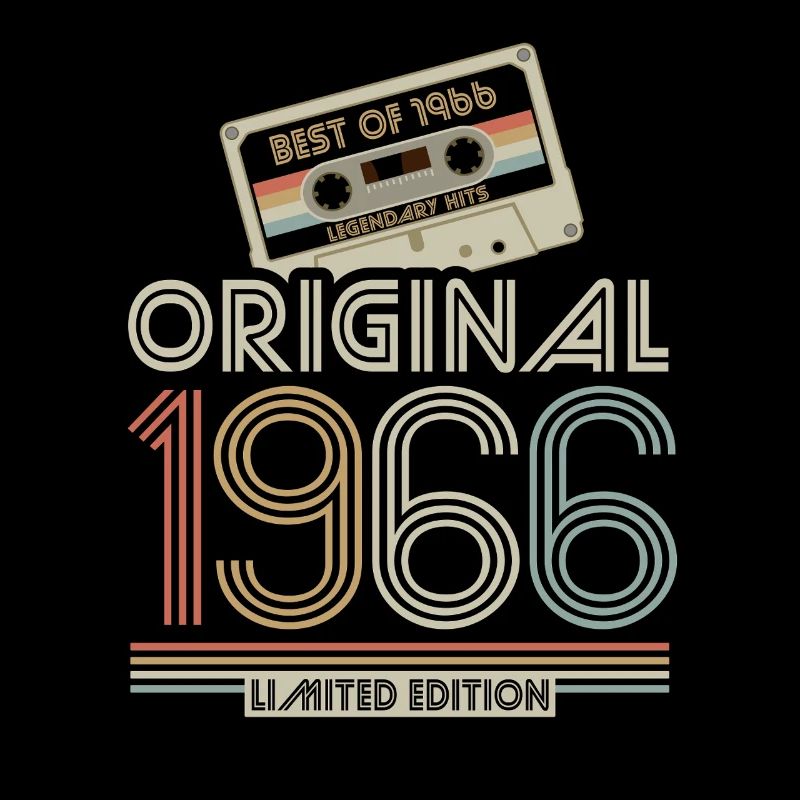 Édition limitée Original 1966 Cassette rétro