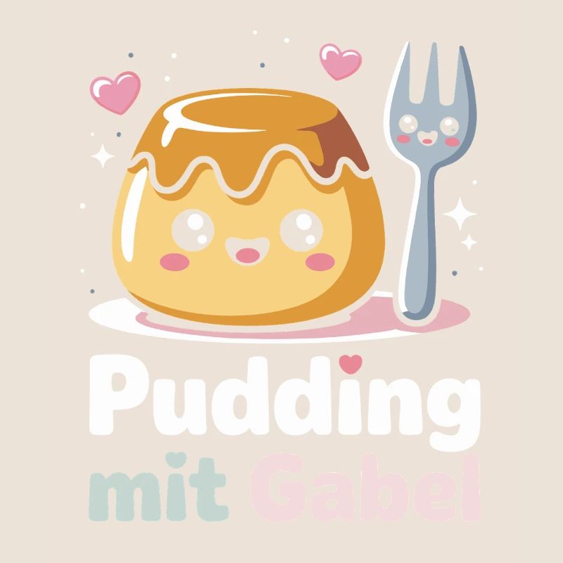 Pudding Mit Gabel
