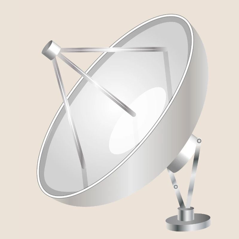 Antenne paraboise à l’aspect moderne et net