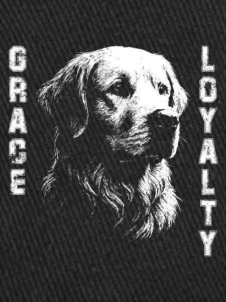 Golden Retriever design stylé