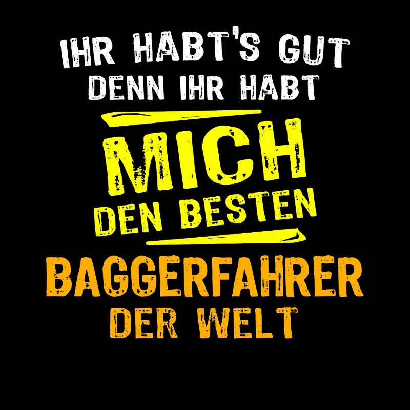 Baggerfahrer Geschenk