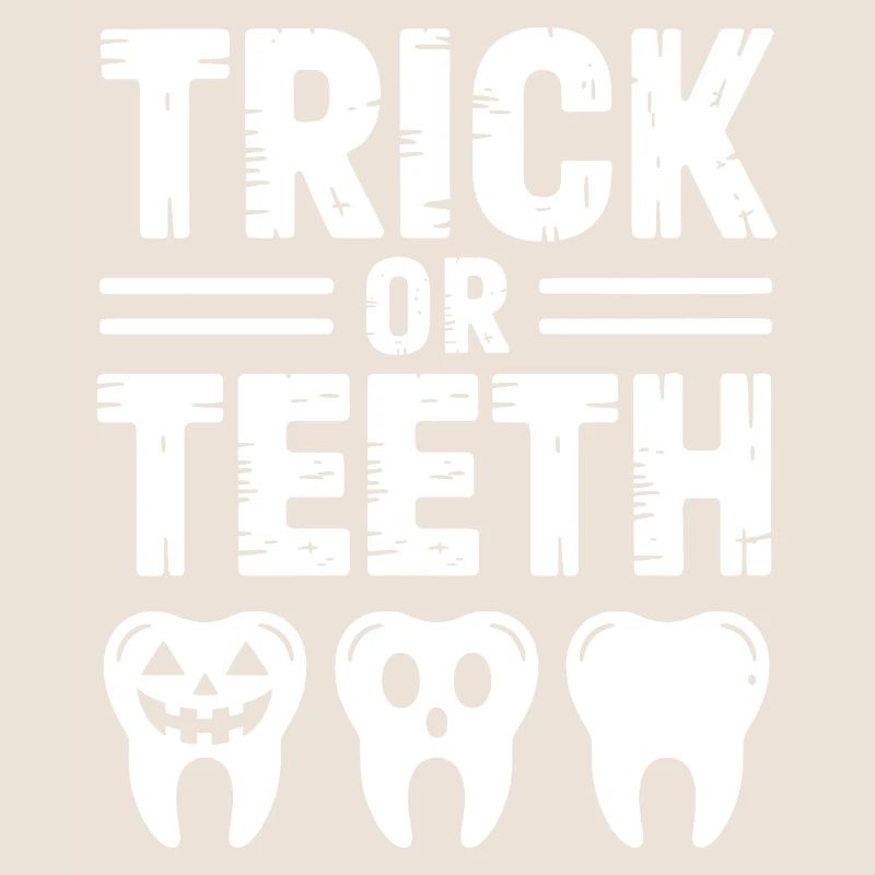 Trick oder Teeth Halloween-T-Shirt