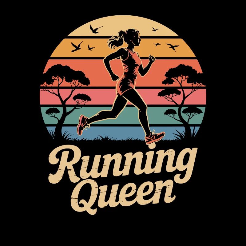 Running Queen Jogger Runner Women's Run