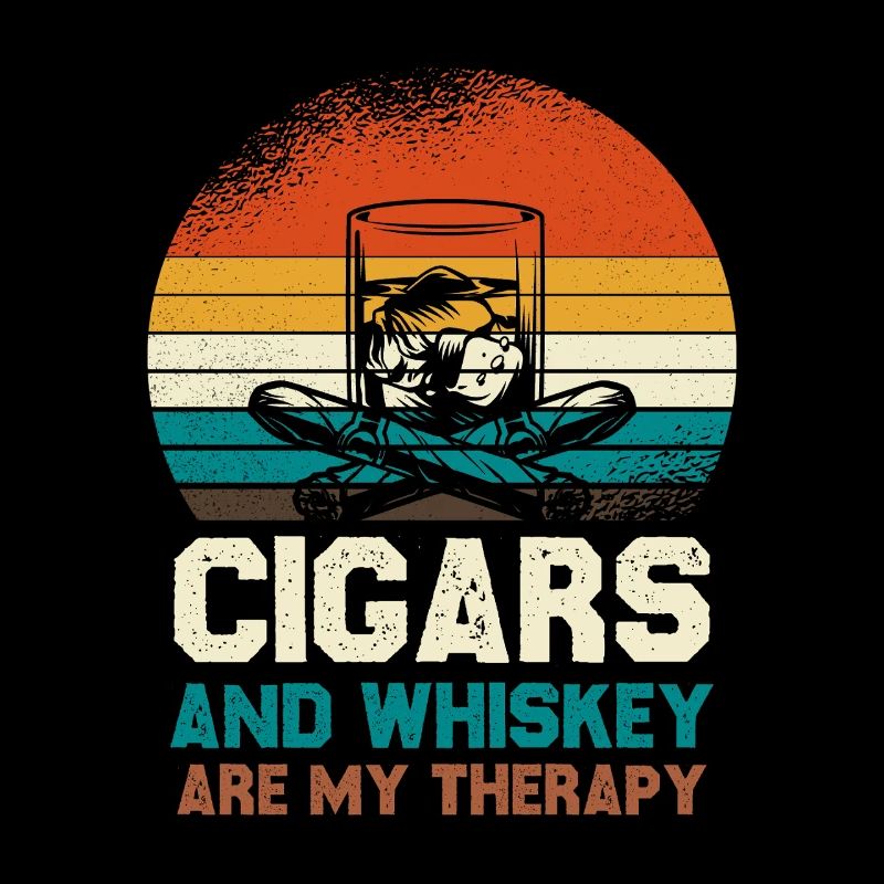 Cigars and Whiskey Therapy Retro