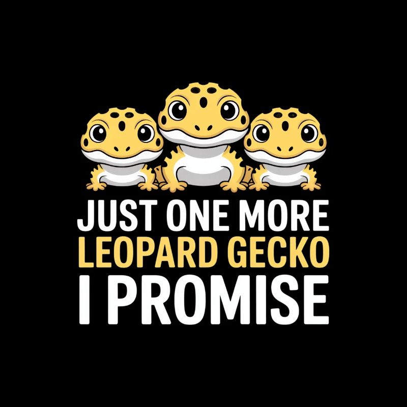 Prometteur du trio de gecko léopard